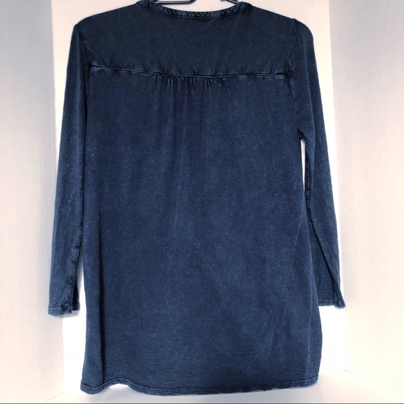 COPY - Lucky Brand Women’s Slate Blue Top - Picture 2 of 6